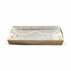 Beige Cordless Heated Eye Mask